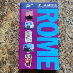 Rome AAA Spiral Guide Travel Guidebook Travel Book 4th Edition